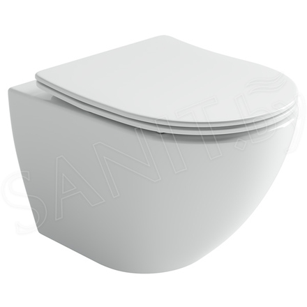 Подвесной унитаз CeramicaNova Metropol Торнадо CN4002T Soft Close