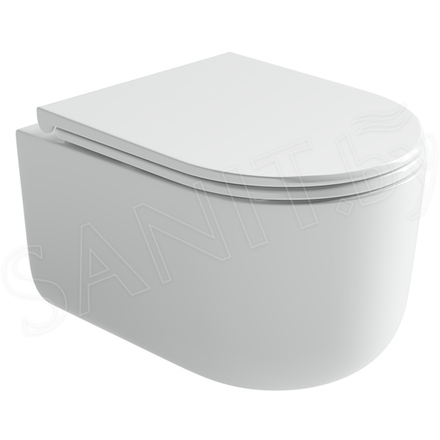 Подвесной унитаз CeramicaNova Ulma Торнадо CN4006T Soft Close