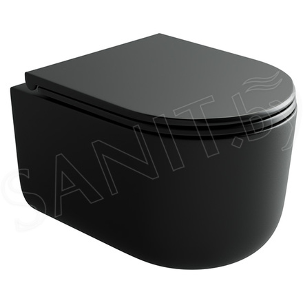 Подвесной унитаз CeramicaNova Ulma Торнадо CN4006TMB Soft Close