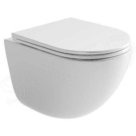 Подвесной унитаз CeramicaNova Vogue Торнадо CN4008T Soft Close