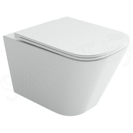 Подвесной унитаз CeramicaNova Union Торнадо CN4009T Soft Close