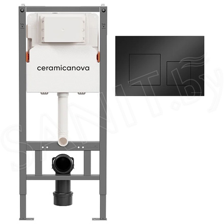 Инсталляция для подвесного унитаза CeramicaNova Balance CN121002MB 3 в 1