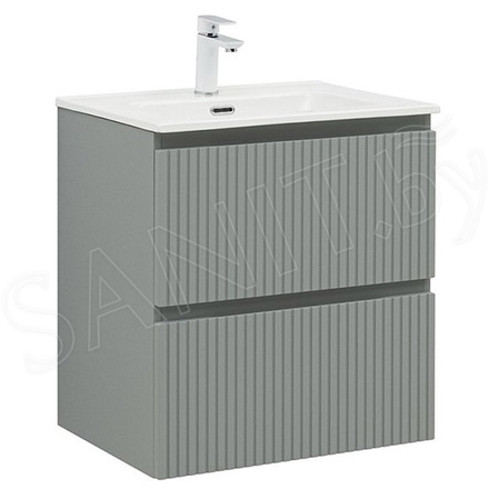 Тумба под умывальник Aquanet Джейн 60 / 70 / 80 / 90 / 100 Flat мисти грин