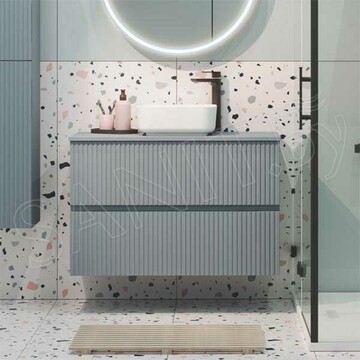 Тумба под умывальник Aquanet Джейн 60 / 70 / 80 / 90 / 100 Фортуна мисти грин