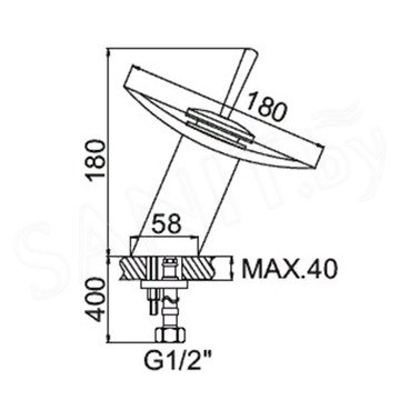Смеситель для умывальника Ledeme L1055-2
