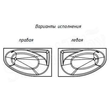 Ванна из искусственного камня Belux Версаль