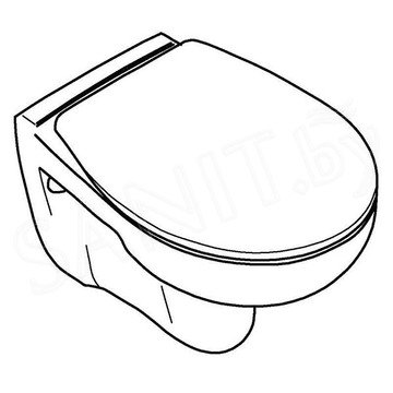 Комплект инсталляции Grohe Rapid SL с подвесным унитазом Grohe Bau (39351000 + 38721001)