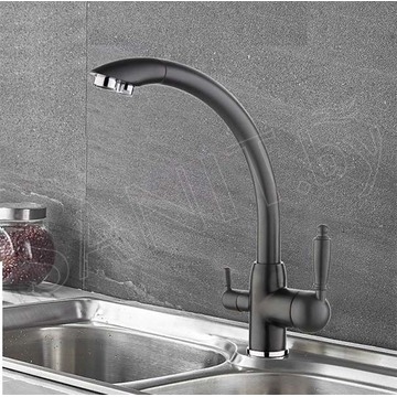 Смеситель для кухонной мойки Ledeme L4455 с подключением к системе очистки воды