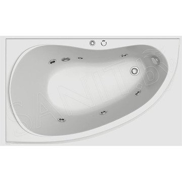 Гидромассажная ванна BAS Алегра (гидромассаж серия Flat)