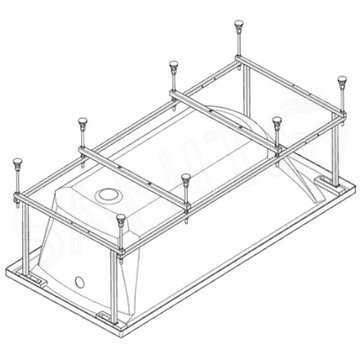 Монтажный комплект Santek Каледония 170х75