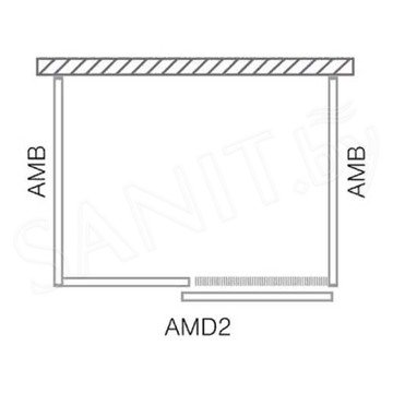 Душевой уголок Roth (Roltechnik) Ambient Line AMD2 + AMB