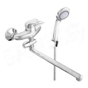 Смеситель для ванны Rubineta Standart Prince P-12/C Star (излив 40 см)