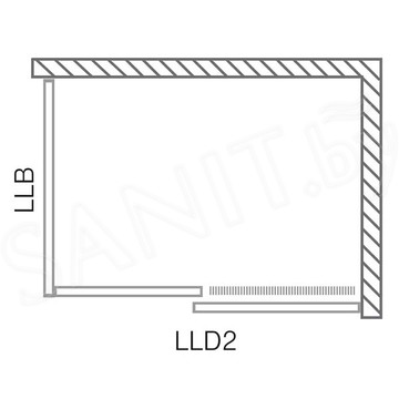 Душевой уголок Roth (Roltechnik) Lega Line LLD2 120 + LLB intimglass