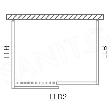 Душевой уголок Roth (Roltechnik) Lega Line LLD2 120 + LLB intimglass