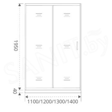 Душевая дверь Good Door Antares WTW C-CH