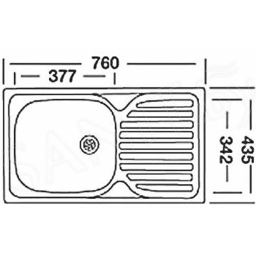 Кухонная мойка Kromevye Classic ЕС 240