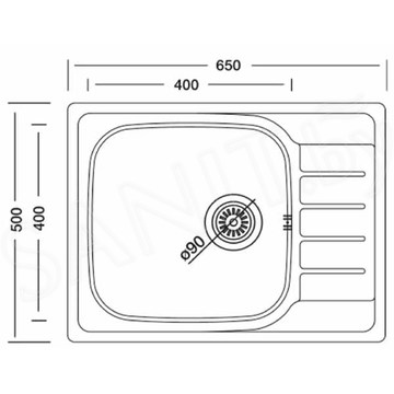 Кухонная мойка Kromevye Atlas EX 180