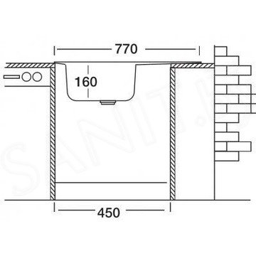 Кухонная мойка Kromevye Rondo EC 259 / EC 259 D / EХ 159 D