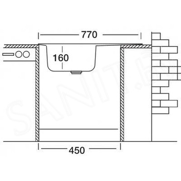 Кухонная мойка Kromevye Rondo EC 259 / EC 259 D / EХ 159 D