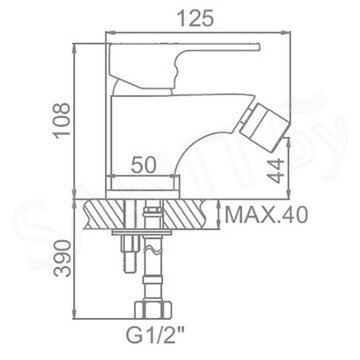 Смеситель для биде Ledeme L5003