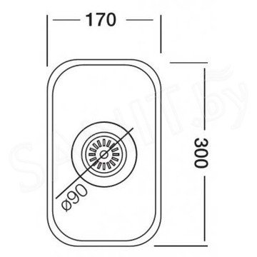 Кухонная мойка Kromevye Undermount EX 003