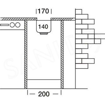 Кухонная мойка Kromevye Undermount EX 003
