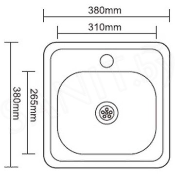 Кухонная мойка Ledeme L93838-6