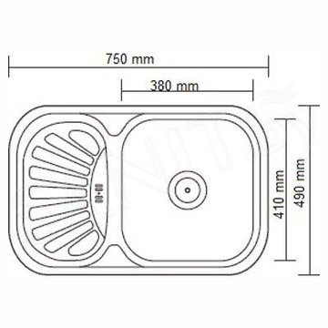 Кухонная мойка Ledeme L97549 / L67549 L/R