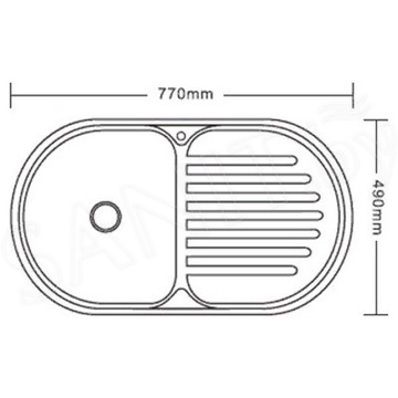 Кухонная мойка Ledeme L97749