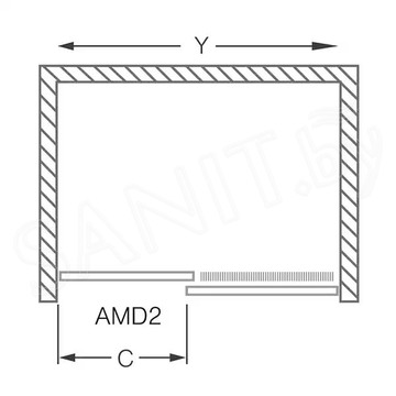 Душевая дверь Roth (Roltechnik) Ambient Line AMD2