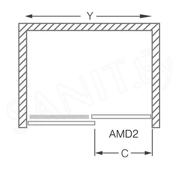 Душевая дверь Roth (Roltechnik) Ambient Line AMD2