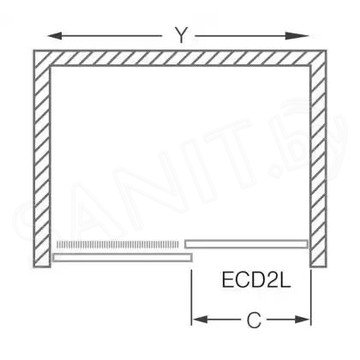 Душевая дверь Roth (Roltechnik) Exclusive Line ECD2P