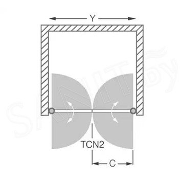 Душевая дверь Roth (Roltechnik) Tower Line TCN2