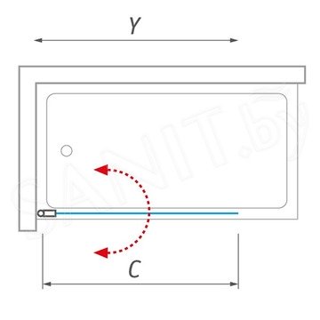 Душевая шторка на ванну Roth (Roltechnik) Screen MINI 65