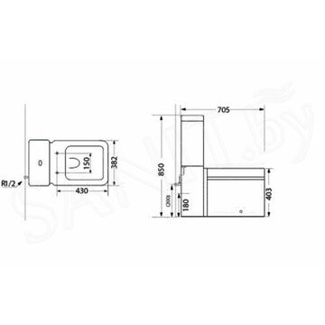 Напольный унитаз Porta Kraft-2