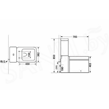 Напольный унитаз Porta Kraft-2