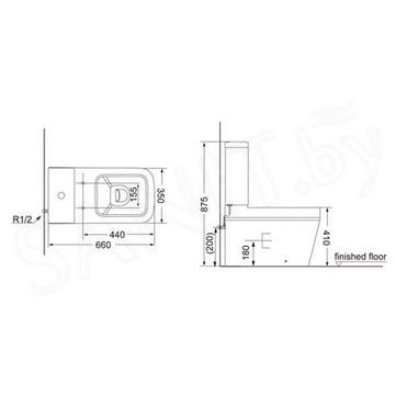 Напольный унитаз Porta Plaza-2