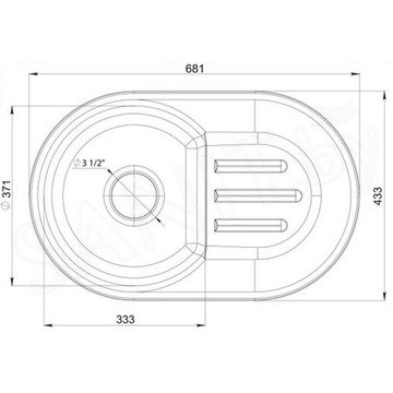 Кухонная мойка GranFest SMART 685L