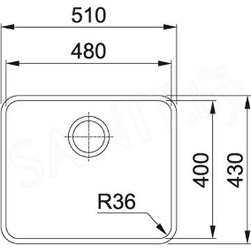 Кухонная мойка Franke Aton ANX 110-48