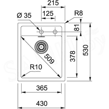 Кухонная мойка Franke Sirius SID 610-40 Tectonite