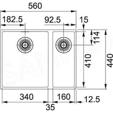 Кухонная мойка Franke Sirius SID 160 Tectonite