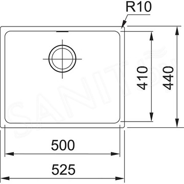 Кухонная мойка Franke Sirius SID 110-50 Tectonite