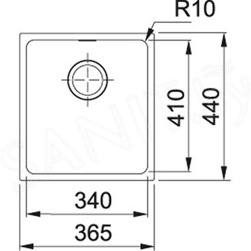 Кухонная мойка Franke Sirius SID 110-34 Tectonite