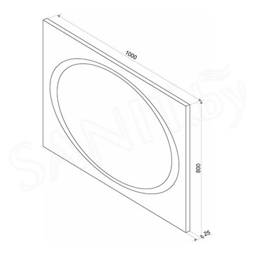 Зеркало Континент Galaxy LED