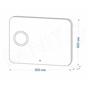 Зеркало Континент Elegant LED