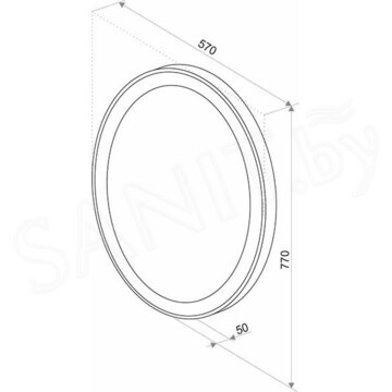 Зеркало Континент Verso LED
