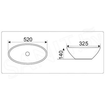 Умывальник CeramaLux N9021