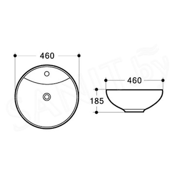 Умывальник CeramaLux N9001