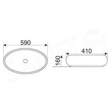 Умывальник CeramaLux N9030A / N9030B / N9030D