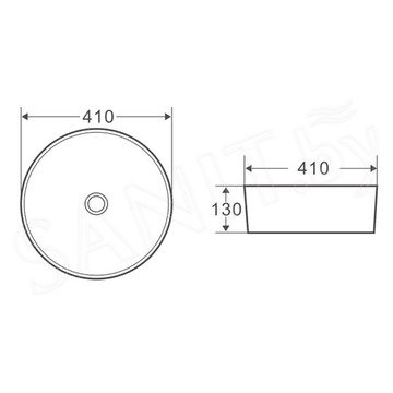 Умывальник BelBagno BB1315